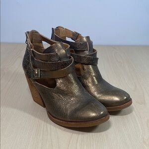 Kork-Ease Metallic Ankle Boots
